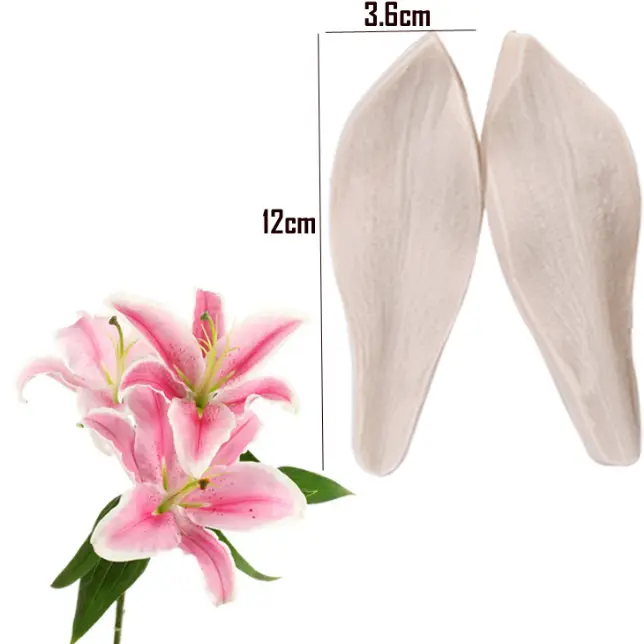 Lily Petal flower Veiner mould
