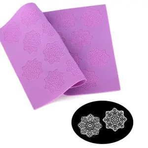 Round Patterns Silicone Lace Mat