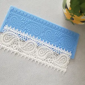 Flower Pattern decorative silicone lace mat