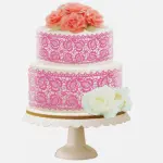 Flower Pattern decorative silicone lace mat