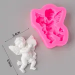 3D Angel with wings silicone mould