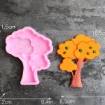 2 cavity tree silicone mould