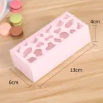 10 pcs Jali chocolate/macron Box