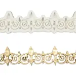 Baroque Style European Rimmed boarder Silicone mould