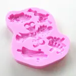 5 Cavity Christian Cross Mould style 2