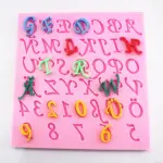 Alphabet Silicone Mould style 2