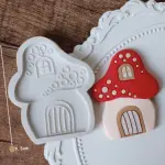 Mushroom shape House Silicone Mould