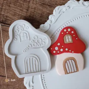 Mushroom shape House Silicone Mould