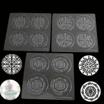 3pcs/set Baking cupcake Texture Fondant Embossing Impression sheet