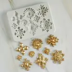 Jewelry stud brooch theme silicone mould