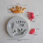 3 cavity Crown silicone mould