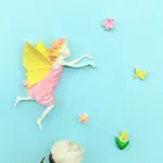 Flower fairy angel theme silicone mould