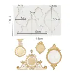European Retro Clock Silicone Mould