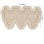 Classic European Enhanced lace press boarder silicone Mould