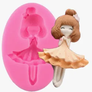 Ballet Girl Silicone Mould style 2