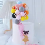 1 pcs Cute girl cake toy topper