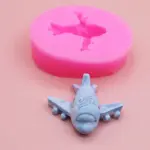 3D Aeroplane fondant mould