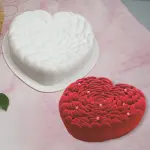 Rose Heart shaped Silicone Mould for mousse,baking,desserts etc