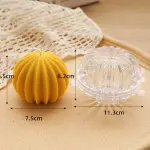 1 PCS Ball Cactus Shape Plastic Candle Mould