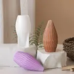 Geometric 3D Pear Lantern Shape Resin Epoxy Silicone Mould