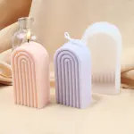 Rainbow Arch tall candle Silicone Mould