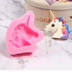 Cute 3D unicorn silicone mould