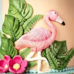 Tropical Birds Flamingo Parrot Silicone mould