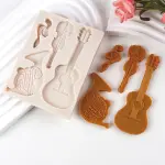 Guitar Musical Instruments Silicone Mould