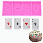 4 Aces Playing Cards poker cards silicone mould