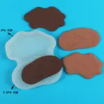 2 cavity Grass lawn shape silicone Mould