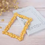 Large Rectangle beaded frame silicone mould
