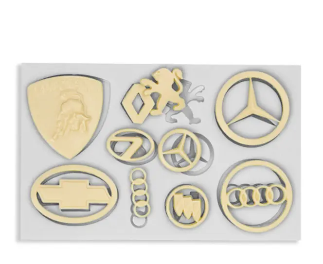 3D Car Logo silicone mould