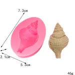 Realistic 3D sea shell silicone mould