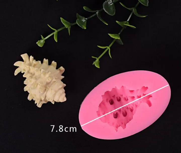 Realistic 3D Shell Starfish Conch sea shell silicone mould style 2