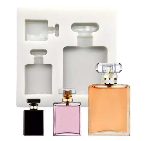 3 cavity Perfume silicone mould
