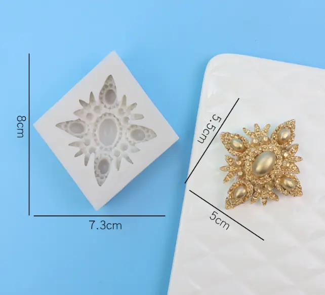 Mini Jewellery brooch silicone mould
