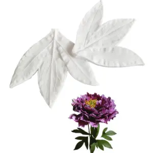 Peony Flower Leaf Veiner Silicone Mould