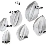 6 pcs Dahlia Flower petal veiner set