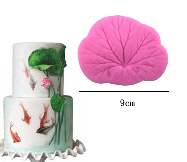 1 pcs 3d lotus leaf veiner