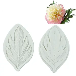 Peony Flower Leaf veiner style 3