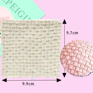 Fabric Woven texture mat silicone Mould style 1