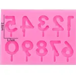 Silicone Number Mould STYLE 2
