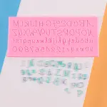 Silicone Lace Alphabet and Number Mould STYLE 1