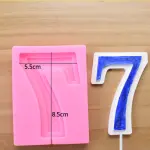 Number 0-9 Silicone mould popsicle set