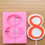 Number 0-9 Silicone mould popsicle set
