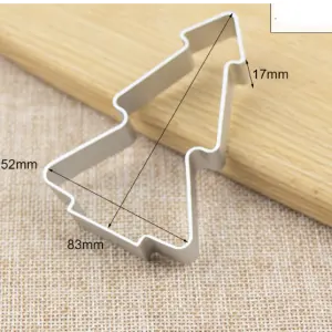 Christmas Tree Aluminum Fondant Cutter