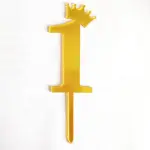 Single Number 1 Cake Toppers
