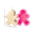 Cute Snowman deep silicone mould