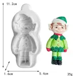 Christmas Santa Bear theme silicone mould