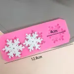 3 Cavity Snowflake silicone mould